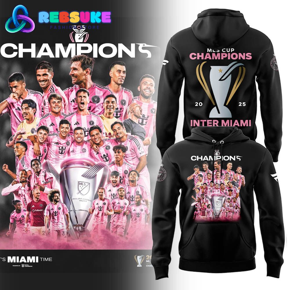 Inter Miami CF 2025 MLS Cup Champions Limited Edition Hoodie Set Inter Miami CF 2025 MLS Cup Champions Limited Edition Hoodie Set