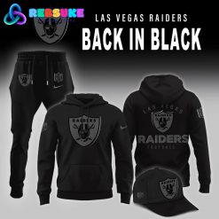 Las Vegas Raiders 2025 Back In Black Limited Edition Hoodie Set