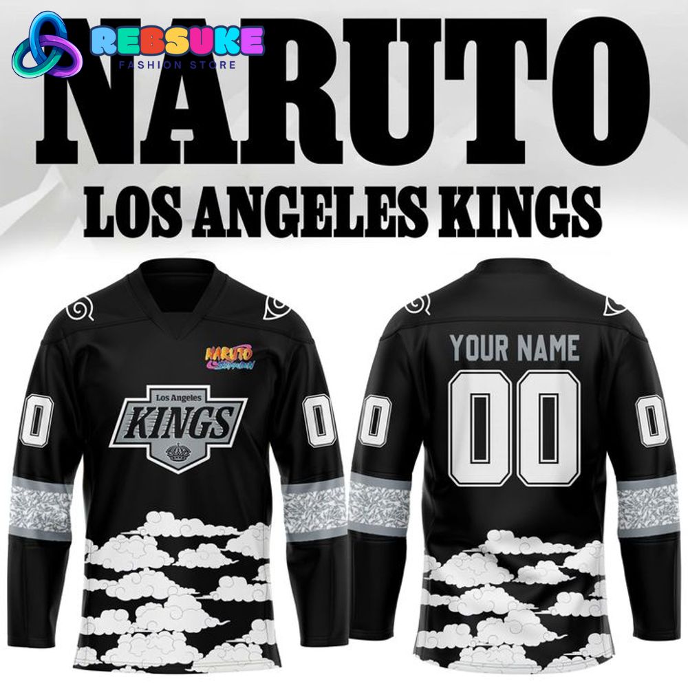 Los Angeles Kings x Anime Night Naruto Shippuden Hockey Jersey 2025 Los Angeles Kings x Anime Night Naruto Shippuden Hockey Jersey 2025