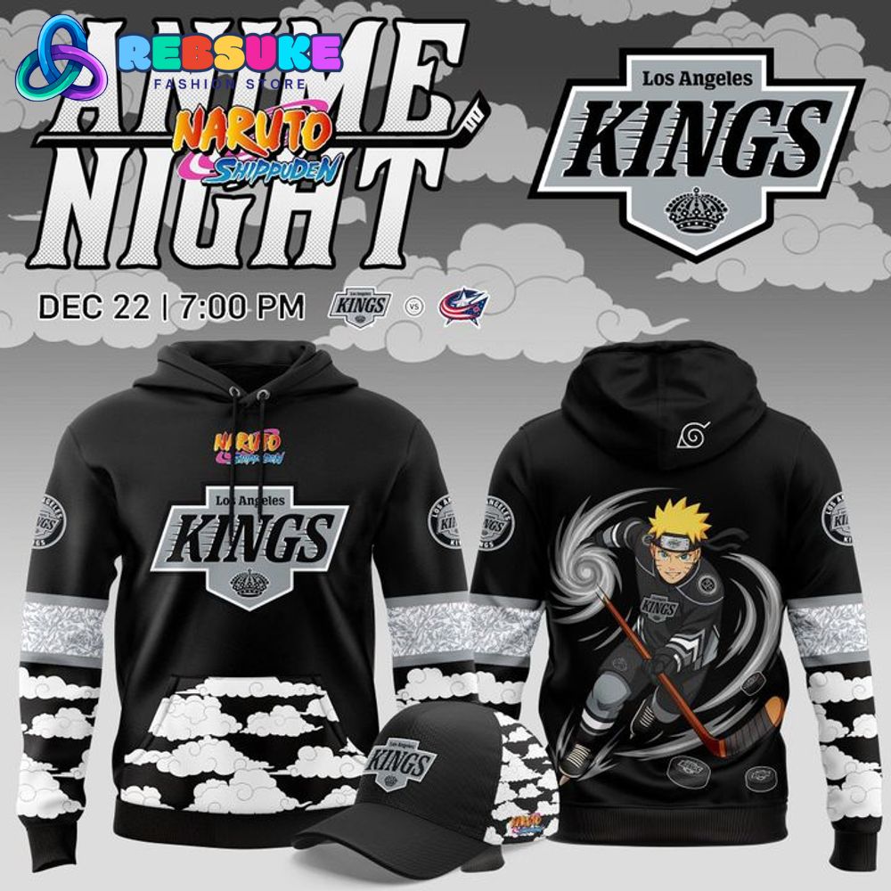 Los Angeles Kings x Anime Night Naruto Shippuden Hoodie Set 2025 Los Angeles Kings x Anime Night Naruto Shippuden Hoodie Set 2025