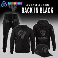 Los Angeles Rams 2025 Back In Black Limited Edition Hoodie Set