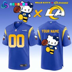 Los Angeles Rams x Hello Kitty Custom Name Football Jersey