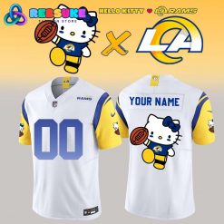 Los Angeles Rams x Hello Kitty Custom Name Football Jersey