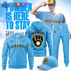 Milwaukee Brewers 2025 Powder Blue Special Hoodie Set Milwaukee Brewers 2025 Powder Blue Special Hoodie Set
