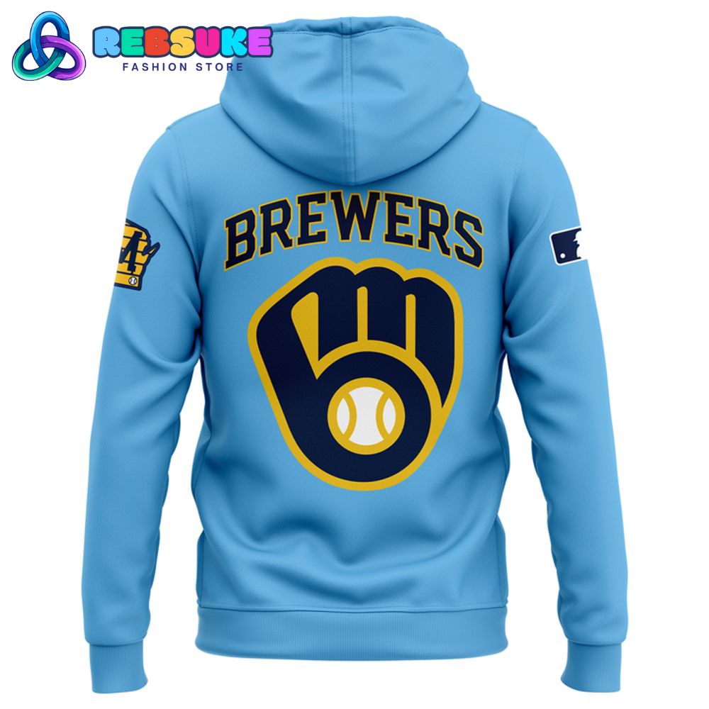 Milwaukee Brewers 2025 Powder Blue Special Hoodie Set Milwaukee Brewers 2025 Powder Blue Special Hoodie Set