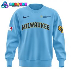 Milwaukee Brewers 2025 Powder Blue Special Sweatshirt
