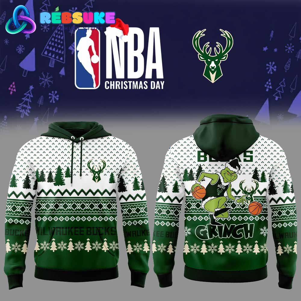 Milwaukee Bucks 2025 Christmas Grinch Jumper Hoodie Set Milwaukee Bucks 2025 Christmas Grinch Jumper Hoodie Set