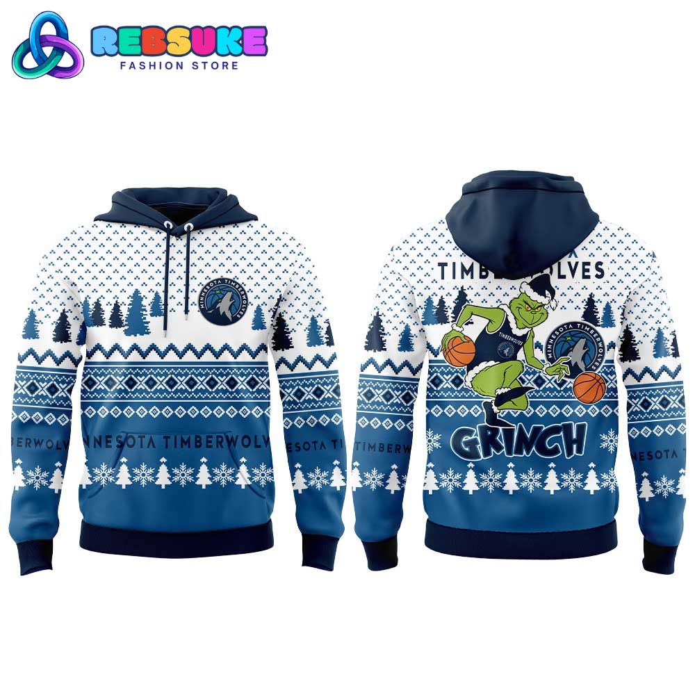 Minnesota Timberwolves 2025 Christmas Grinch Jumper Hoodie Set Minnesota Timberwolves 2025 Christmas Grinch Jumper Hoodie Set