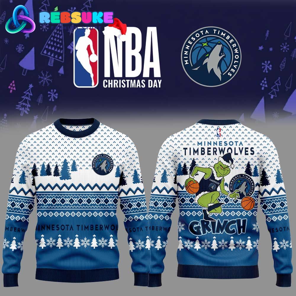 Minnesota Timberwolves 2025 Christmas Grinch Jumper Ugly Sweater Minnesota Timberwolves 2025 Christmas Grinch Jumper Ugly Sweater