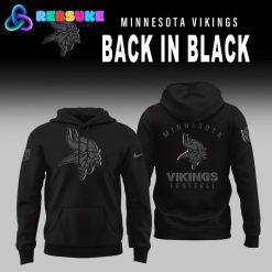 Minnesota Vikings 2025 Back In Black Limited Edition Hoodie Set