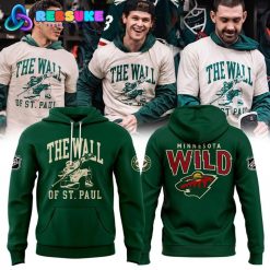 Minnesota Wild “The Wall Of ST. Paul” Special Green Hoodie
