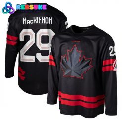 Nathan MacKinnon Team Canada Black 2026 Olympic Hockey Jersey