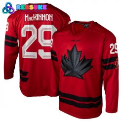 Nathan MacKinnon Team Canada Red 2026 Olympic Hockey Jersey