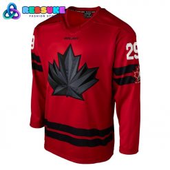 Nathan MacKinnon Team Canada Red 2026 Olympic Hockey Jersey