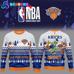 New York Knicks 2025 Christmas Grinch Jumper Ugly Sweater New York Knicks 2025 Christmas Grinch Jumper Ugly Sweater