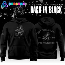 Notre Dame Fighting Irish x Back In Black 2025 Special Hoodie