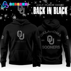 Oklahoma Sooners x Back In Black 2025 Special Hoodie