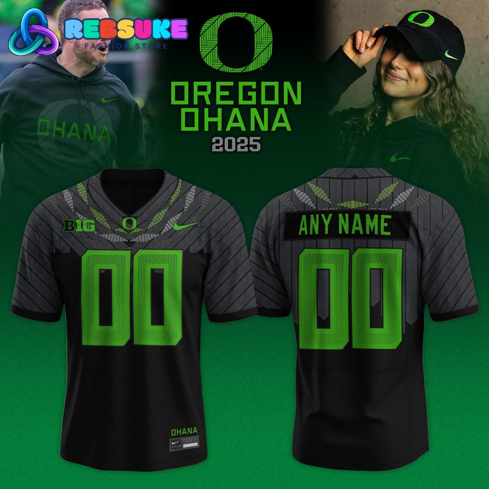 Oregon Ducks Ohana 2025 Limited Edition Custom Jersey Oregon Ducks Ohana 2025 Limited Edition Custom Jersey