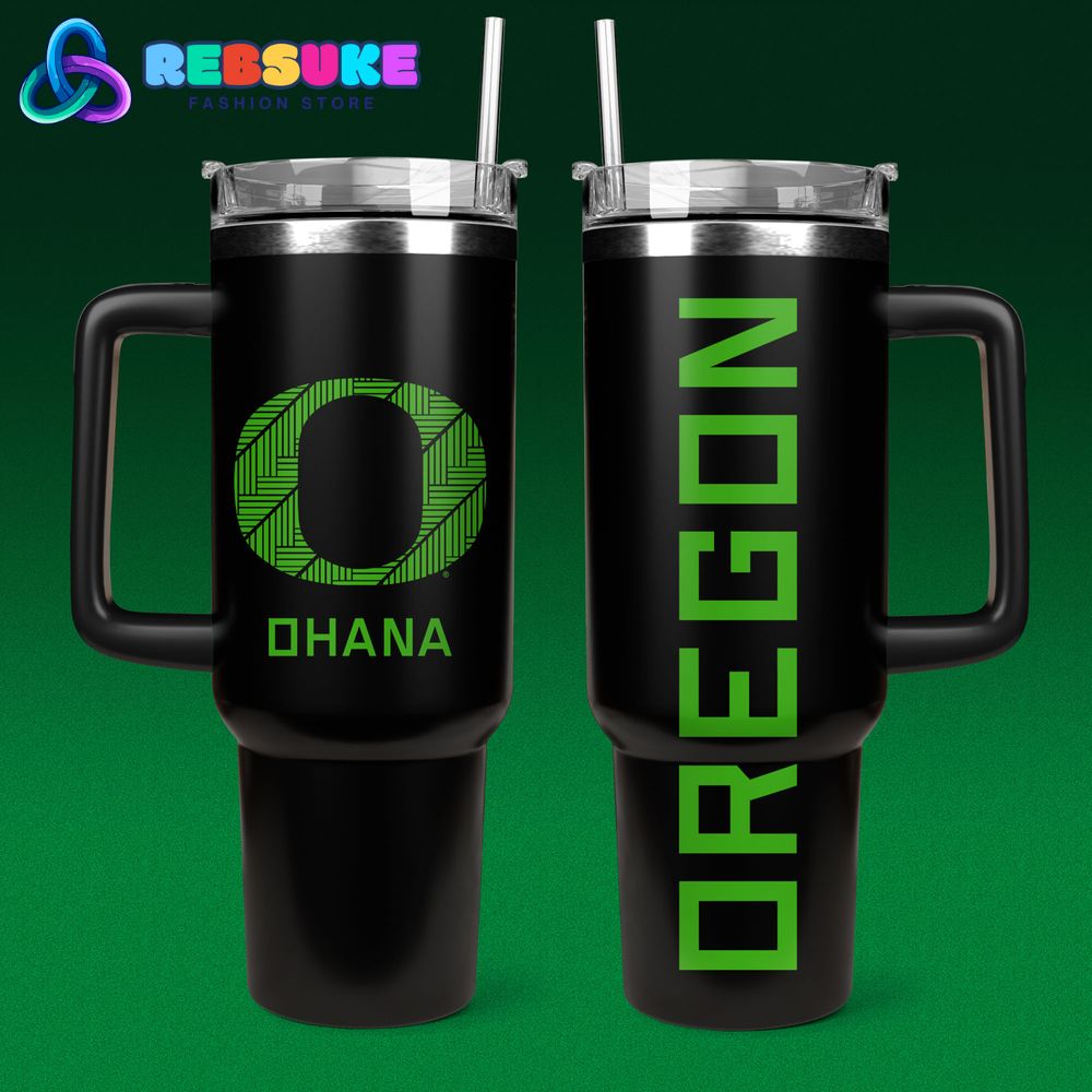 Oregon Ducks Ohana 2025 Limited Edition Stanley Tumbler Oregon Ducks Ohana 2025 Limited Edition Stanley Tumbler