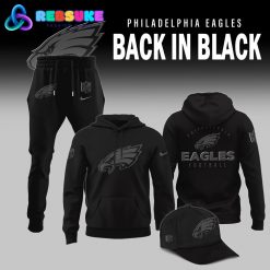 Philadelphia Eagles 2025 Back In Black Limited Edition Hoodie Set