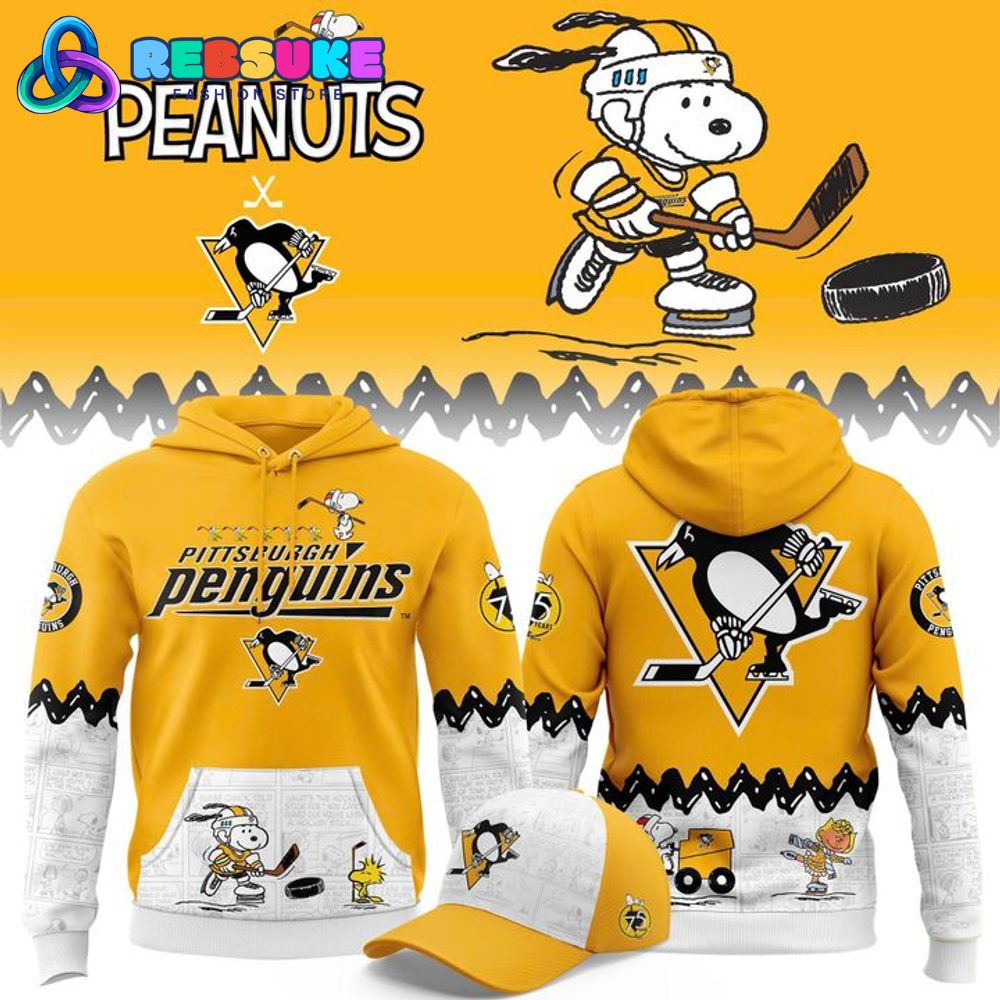 Pittsburgh Penguins x Peanuts Night Special Hoodie, Cap 2025 Pittsburgh Penguins x Peanuts Night Special Hoodie, Cap 2025