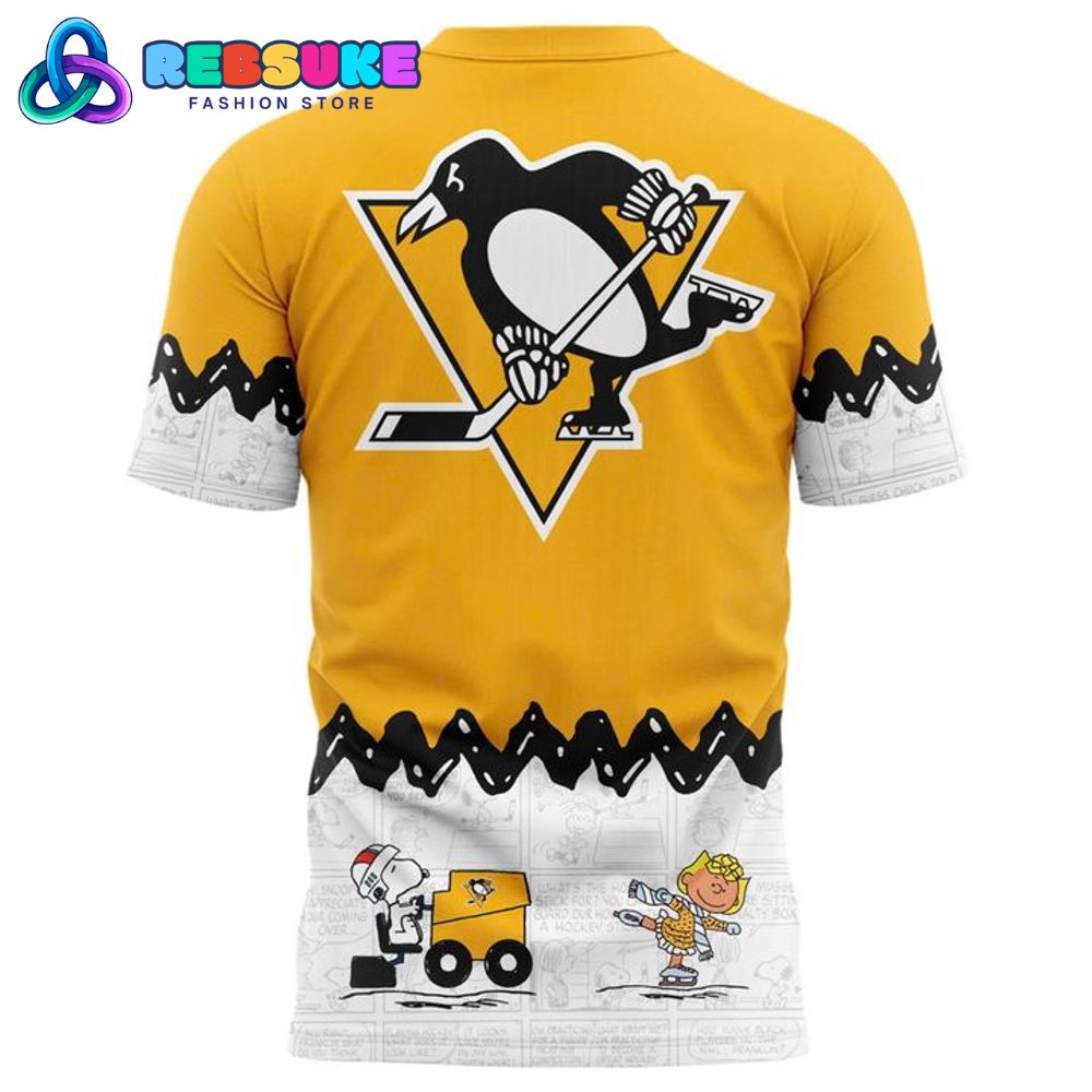 Pittsburgh Penguins x Peanuts Night Special Shirt 2025 Pittsburgh Penguins x Peanuts Night Special Shirt 2025