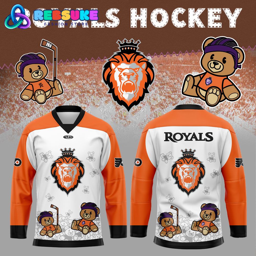 Reading Royals Replica Teddy Bear Toss Sublimated Hockey Jersey Reading Royals Replica Teddy Bear Toss Sublimated Hockey Jersey