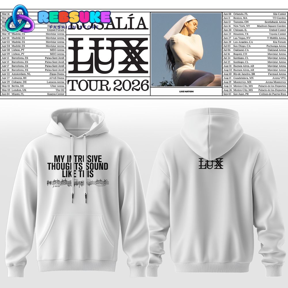 Rosalía LUX Tour 2026 Collection Special Hoodie Rosalía LUX Tour 2026 Collection Special Hoodie