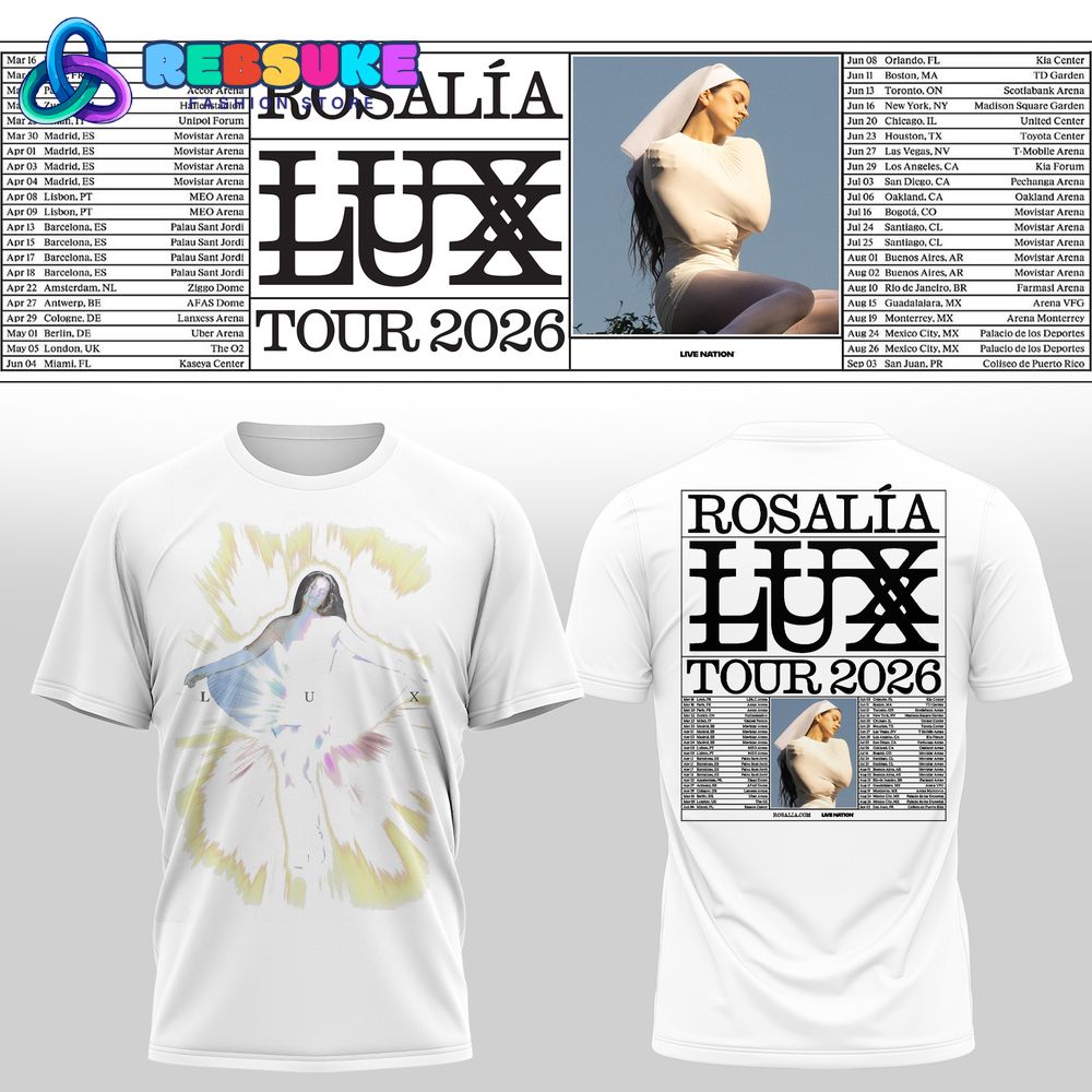 Rosalía LUX Tour 2026 Collection Special Shirt Rosalía LUX Tour 2026 Collection Special Shirt