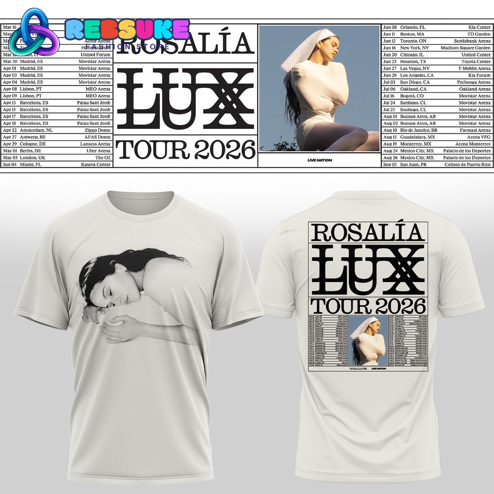Rosalía LUX Tour 2026 Limited Edition Shirt Rosalía LUX Tour 2026 Limited Edition Shirt