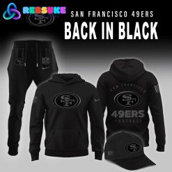 San Francisco 49ers 2025 Back In Black Limited Edition Hoodie Set