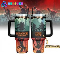 Stranger Things TV Series Custom Name Stanley Tumbler
