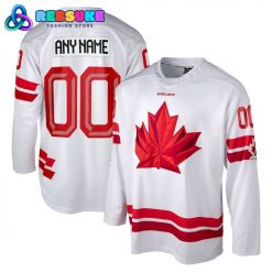 Team Canada Personalized White 2026 Olympic Hockey Jersey