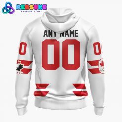 Team Canada Personalized White 2026 Olympic Hoodie