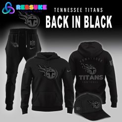 Tennessee Titans 2025 Back In Black Limited Edition Hoodie Set