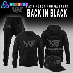 Washington Commanders 2025 Back In Black Limited Edition Hoodie Set