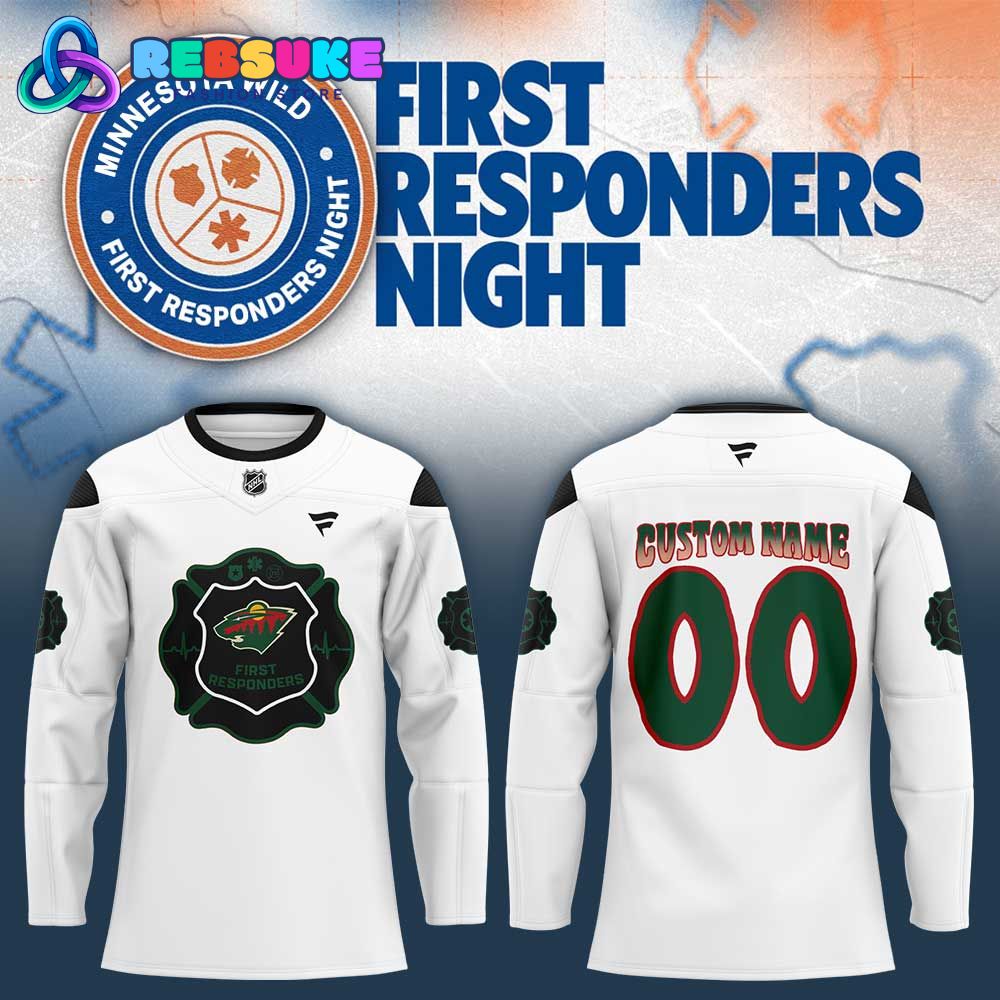 Minnesota Wild x First Responders Night 2026 Hockey Jersey Minnesota Wild x First Responders Night 2026 Hockey Jersey