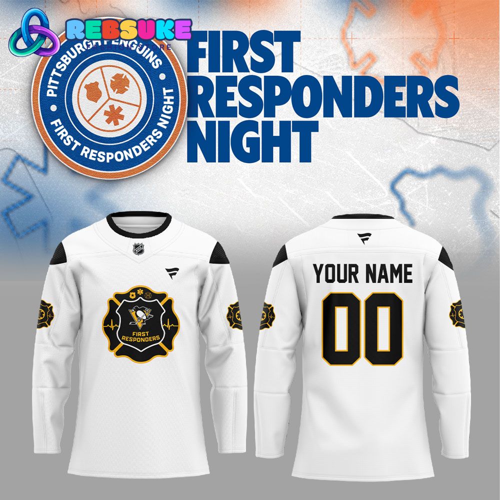 Pittsburgh Penguins x First Responders Night 2026 Hockey Jersey Pittsburgh Penguins x First Responders Night 2026 Hockey Jersey