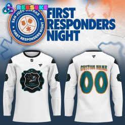 San Jose Sharks x First Responders Night 2026 Hockey Jersey