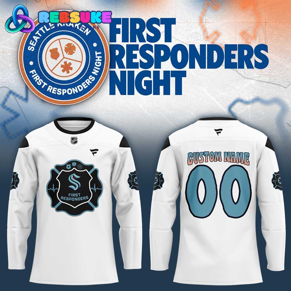 Seattle Kraken x First Responders Night 2026 Hockey Jersey Seattle Kraken x First Responders Night 2026 Hockey Jersey