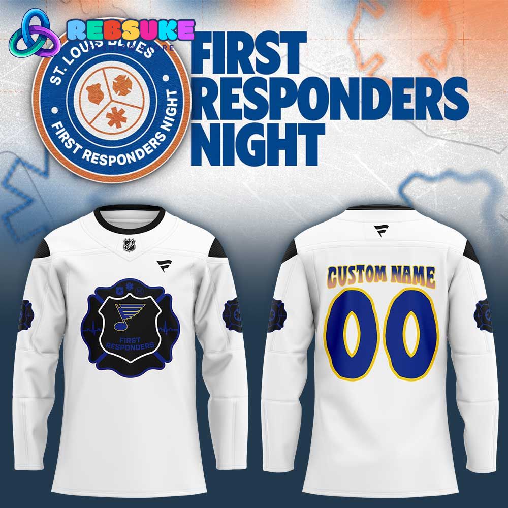 St. Louis Blues x First Responders Night 2026 Hockey Jersey St. Louis Blues x First Responders Night 2026 Hockey Jersey