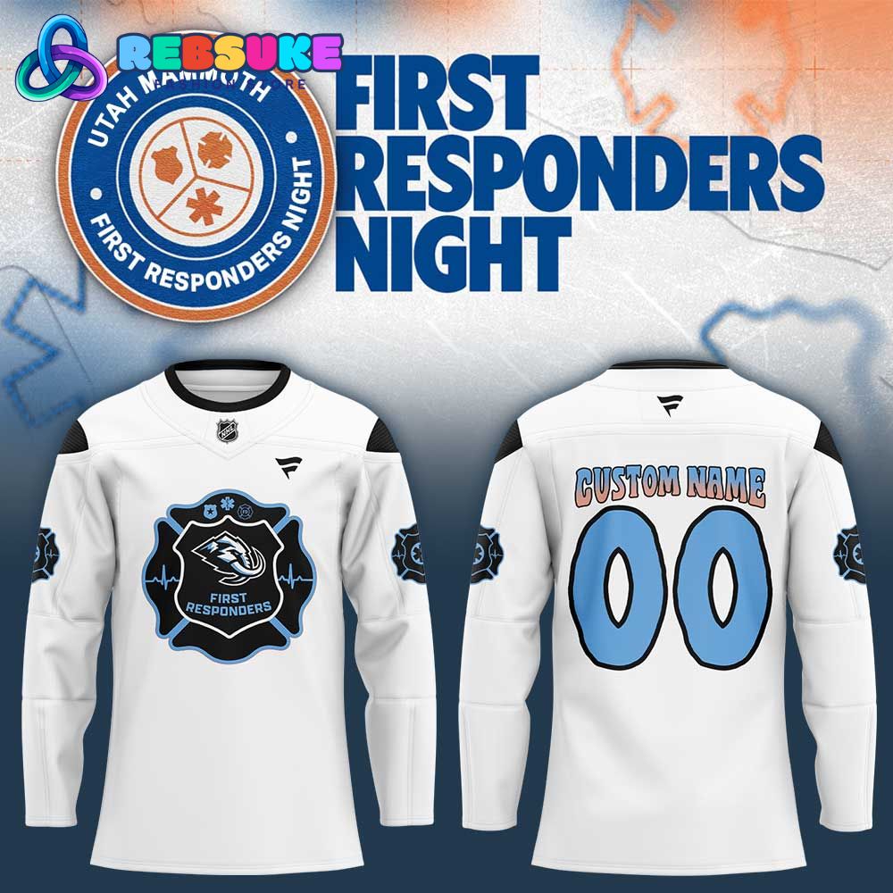 Utah Mammoth x First Responders Night 2026 Hockey Jersey Utah Mammoth x First Responders Night 2026 Hockey Jersey